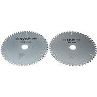 Bosch PRO 2 Piece Optiline Wood Cutting Circular Saw Blade Set 216mm 216mm Assorted Teeth 30mm