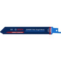 Bosch EXPERT S922EHM Thin Tough Metal Cutting Reciprocating Sabre Saw Blades 150mm Pack of 10
