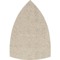 Bosch EXPERT M480 Hook and Loop Large Delta Sanding Sheets for Paint and Wood 100mm x 150mm 80g Pack of 10