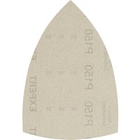 Bosch EXPERT M480 Hook and Loop Large Delta Sanding Sheets for Paint and Wood 100mm x 150mm 150g Pack of 10