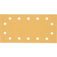 Bosch EXPERT C470 Punched Hook and Loop 1/2 Sanding Sheets 115mm x 230mm 120g Pack of 50