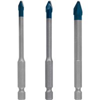 Bosch EXPERT 3 Piece HEX-9 Hard Ceramic Tile Drill Bit Set