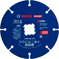 Bosch EXPERT X Lock Carbide Multi Material Cutting Disc 125mm Pack of 1