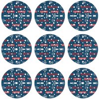 Bosch EXPERT O780 Foil Sanding Disc Set 150 mm G80 G120 G180 9 pcs 2608902448