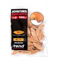 Trend Wood Jointing Biscuits Size 0 Pack of 100 Trend Wood Jointing Biscuits Size 0 Pack of 100
