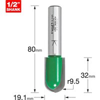 Trend CRAFTPRO Radius Router Cutter 19.1mm 32mm 1/2" Trend CRAFTPRO Radius Router Cutter 19.1mm 32mm 1/2"