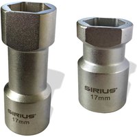 Professional 2 Piece 17mm 1 2 Drive Socket Unistrut Channel Set