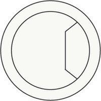 Trend Desk Work Top Cable Tidy Inserts Grey 60mm Trend Desk Work Top Cable Tidy Inserts Grey 60mm