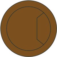 Trend Desk Work Top Cable Tidy Inserts Brown 60mm Trend Desk Work Top Cable Tidy Inserts Brown 60mm