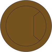 Trend Desk Work Top Cable Tidy Inserts Brown 80mm Trend Desk Work Top Cable Tidy Inserts Brown 80mm