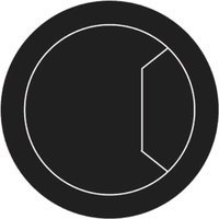 Trend Desk Work Top Cable Tidy Inserts Black 80mm Trend Desk Work Top Cable Tidy Inserts Black 80mm