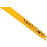 DeWalt DT2353 Bi Metal Reciprocating Sabre Saw Blades for Metal 203mm Pack of 5 DeWalt DT2353 Bi Metal Reciprocating Sabre Saw Blades for Metal 203mm Pack of 5