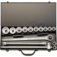 Elora 15 Piece 3/4" Drive Bi Hex Socket Set Imperial