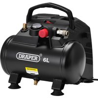 Draper DA6/180 Oil Free Air Compressor 6 Litre 240v Draper DA6/180 Oil Free Air Compressor 6 Litre 240v