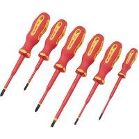 Draper Ergo Plus Slimline VDE Approved Fully Insulated Screwdriver Set (6 Pieces)
