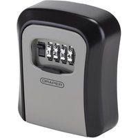 Draper 03387 4 Digit Combination Lock Wall-Mounted Key Box - 03387