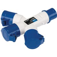 Draper 3 Way Socket Splitter 240v 240v Draper 3 Way Socket Splitter 240v 240v