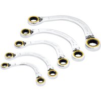 Draper Expert Hi Torq 5 Piece Double Ring Ratchet Half Moon Spanner Set Draper Expert Hi Torq 5 Piece Double Ring Ratchet Half Moon Spanner Set