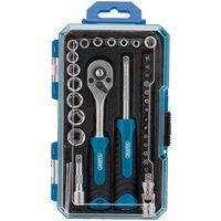 Draper 35 Piece 1/4" Drive Socket and Screwdriver Bit Set 1/4" Draper 35 Piece 1/4" Drive Socket and Screwdriver Bit Set 1/4"