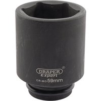 Draper Expert 3/4" Drive Deep Hexagon Impact Socket Metric 3/4" 59mm