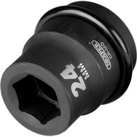 Draper 24mm Hi-Torq® Metric Impact Socket with 1-Inch Square Drive (Model 05105)