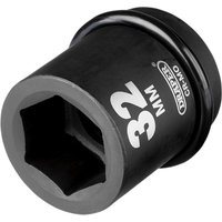 Draper Expert 1" Drive Hexagon Impact Socket Metric 1" 32mm Draper Expert 1" Drive Hexagon Impact Socket Metric 1" 32mm