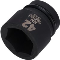 Draper Expert 1" Drive Hexagon Impact Socket Metric 1" 42mm Draper Expert 1" Drive Hexagon Impact Socket Metric 1" 42mm