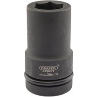 Draper Expert 1" Drive Deep Hexagon Impact Socket Metric 1" 28mm Draper Expert 1" Drive Deep Hexagon Impact Socket Metric 1" 28mm