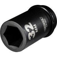 Draper Expert 1" Drive Deep Hexagon Impact Socket Metric 1" 32mm Draper Expert 1" Drive Deep Hexagon Impact Socket Metric 1" 32mm