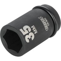 Draper Expert 1" Drive Deep Hexagon Impact Socket Metric 1" 35mm Draper Expert 1" Drive Deep Hexagon Impact Socket Metric 1" 35mm