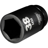 Draper Expert 1" Drive Deep Hexagon Impact Socket Metric 1" 38mm Draper Expert 1" Drive Deep Hexagon Impact Socket Metric 1" 38mm