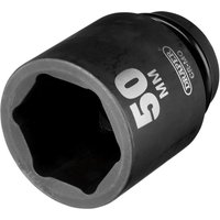 Draper Expert 1" Drive Deep Hexagon Impact Socket Metric 1" 50mm Draper Expert 1" Drive Deep Hexagon Impact Socket Metric 1" 50mm