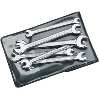 6 Piece Midget Double Open End Spanner Set