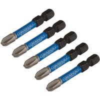 Draper Expert Impact Phillips Screwdriver Bits PH3 50mm Pack of 5 Draper Expert Impact Phillips Screwdriver Bits PH3 50mm Pack of 5