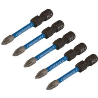 Draper Expert Impact Pozi Screwdriver Bits PZ1 50mm Pack of 5 Draper Expert Impact Pozi Screwdriver Bits PZ1 50mm Pack of 5