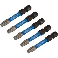 Draper Expert Impact Torx Screwdriver Bits T27 50mm Pack of 5 Draper Expert Impact Torx Screwdriver Bits T27 50mm Pack of 5