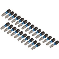 Draper Expert Impact Torx Screwdriver Bits T25 25mm Pack of 25 Draper Expert Impact Torx Screwdriver Bits T25 25mm Pack of 25