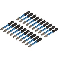 Draper Expert Impact Torx Screwdriver Bits T25 50mm Pack of 20 Draper Expert Impact Torx Screwdriver Bits T25 50mm Pack of 20