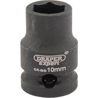 Draper Expert HI-TORQ® 10mm Metric Impact Socket for 3/8" Drive - Heavy-Duty Impact Socket in 3/8" Square Drive (Model 06869)