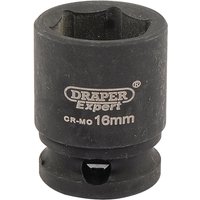 Draper Expert 3/8" Drive Hi-Torq Hexagon Impact Socket Metric 3/8" 16mm Draper Expert 3/8" Drive Hi-Torq Hexagon Impact Socket Metric 3/8" 16mm
