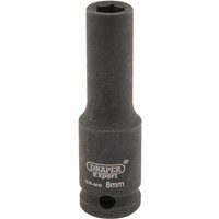 Draper Expert 3/8" Drive Hi Torq Deep Hexagon Impact Socket Metric 3/8" 8mm Draper Expert 3/8" Drive Hi Torq Deep Hexagon Impact Socket Metric 3/8" 8mm