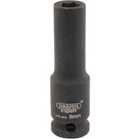 Draper Expert 3/8" Drive Hi Torq Deep Hexagon Impact Socket Metric 3/8" 9mm Draper Expert 3/8" Drive Hi Torq Deep Hexagon Impact Socket Metric 3/8" 9mm