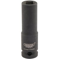 Draper Expert 3/8" Drive Hi Torq Deep Hexagon Impact Socket Metric 3/8" 11mm Draper Expert 3/8" Drive Hi Torq Deep Hexagon Impact Socket Metric 3/8" 11mm