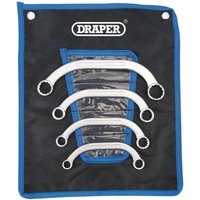 Draper 4 Piece Ring Obstruction Spanner Set Metric Draper 4 Piece Ring Obstruction Spanner Set Metric