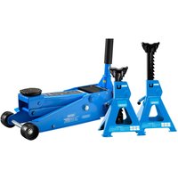 Draper Trolley Jack and Axle Stands Kit 3 Tonne Draper Trolley Jack and Axle Stands Kit 3 Tonne