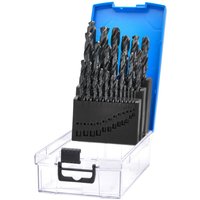 Draper 25 Piece Black Oxide Coated HSS Drill Bit Set Draper 25 Piece Black Oxide Coated HSS Drill Bit Set