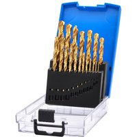 Draper 19 Piece HSS TiN Drill Bit Set Draper 19 Piece HSS TiN Drill Bit Set