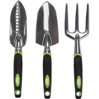 Draper Expert 3 Piece Aluminium Garden Hand Fork and Trowel Set Draper Expert 3 Piece Aluminium Garden Hand Fork and Trowel Set