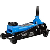 Draper 09179 Trolley Jack, 3 Tonne- Lifting Range 78-510mm - 09179