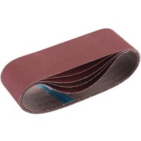 Draper Cloth Sanding Belts 75 x 533mm 75mm x 533mm Assorted Pack of 5 Draper Cloth Sanding Belts 75 x 533mm 75mm x 533mm Assorted Pack of 5